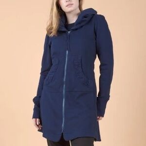 Prairie Underground Deep Blue Hooded Utility Jacket